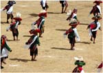 011. Schoolchildren performing  at Sacsayhuaman