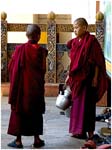 035. Two monks in Punakha Dzong