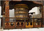 038. A Large Prayer Wheel in Wangdue Phodrang