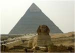 072. The Sphinx and Pyramid at Giza