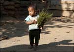 022. Small girl at Kamu village