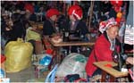 039. Red Dao ladies at the Sapa markets