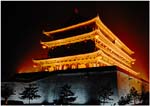 028. The Xi'an Drum Tower by night