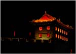 029. Xi'an city wall by night