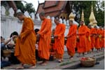 20.Laos.03.Monks procession in Luang Prabang